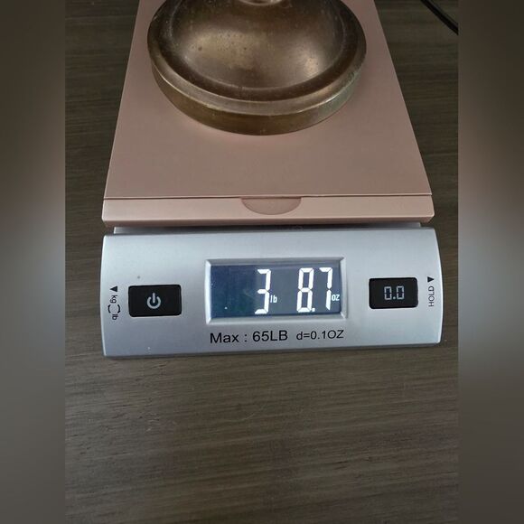 Vintage Brass And Glass Gooseneck Table Lamp/Decorative Nightstand French 16x11 - Picture 6 of 12